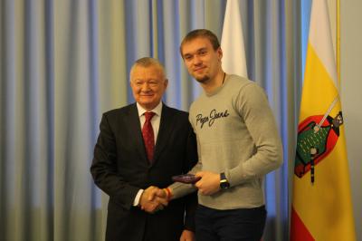 Губернатор наградил хоккеистов ХК «Рязань»